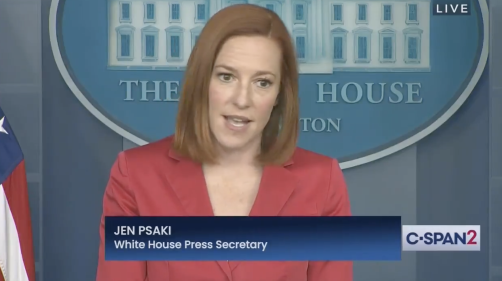 Watch As Jen Psaki Hilariously Cuts Off Newsmax Reporter S Loaded And