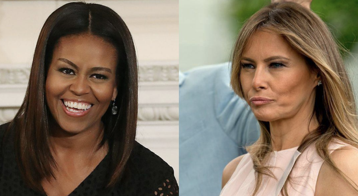 Trump Supporter Claims Melania's IQ is Much Higher Than Michelle Obama ...