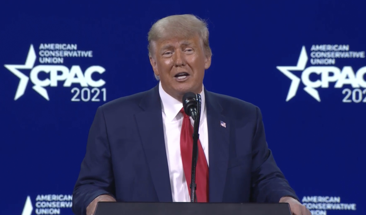 Watch as Donald Trump’s Brain Short Circuits While Speaking At CPAC